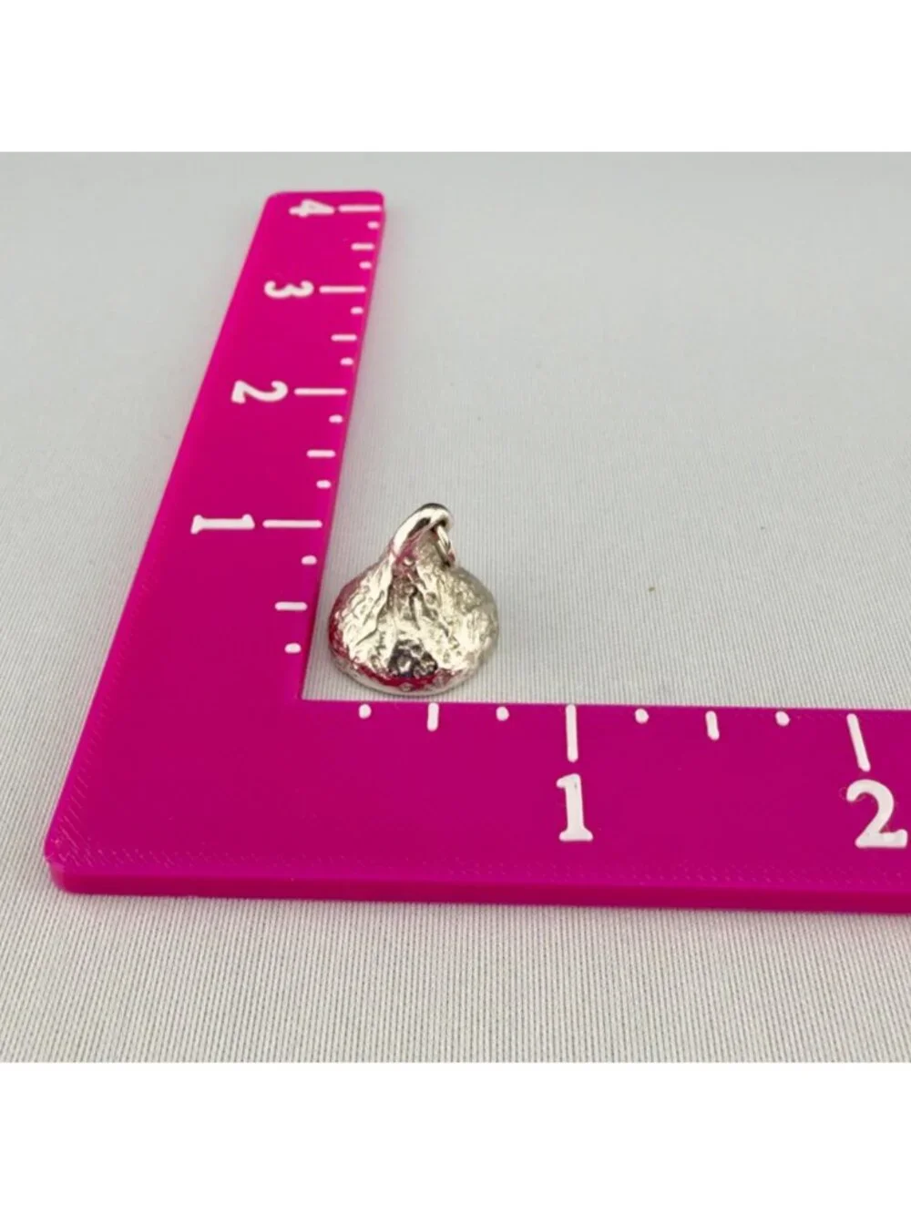 Vintage JCF Ferrara Sterling 925 Solid Chocolate Candy Kiss Charm Pendant 13g